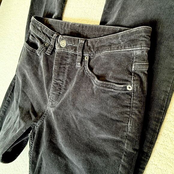 Patagonia Regular Straight Leg Corduroy Pants - Deep Charcoal Gray - Women’s US - Picture 1 of 12